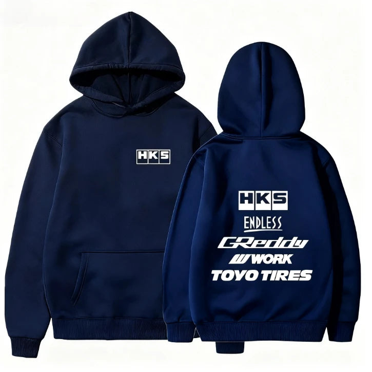 Autumn and Winter Fashion Men's Clothing, Sporty Hooded Pullover, Modification Enthusiast, Trendy Street Hoodie