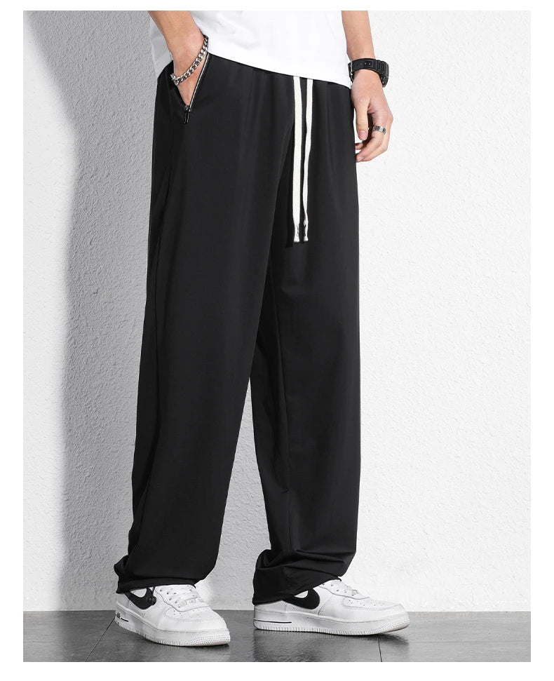 Tall Clothes Men's Pants Extra Long Length Summer Trouser Male Ice Silk Sport Inseam 36 190 Cm 120 115 Leg 110 120cm 115cm 105