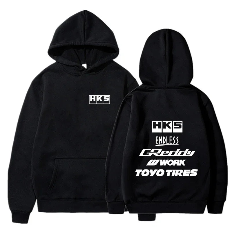 Autumn and Winter Fashion Men's Clothing, Sporty Hooded Pullover, Modification Enthusiast, Trendy Street Hoodie