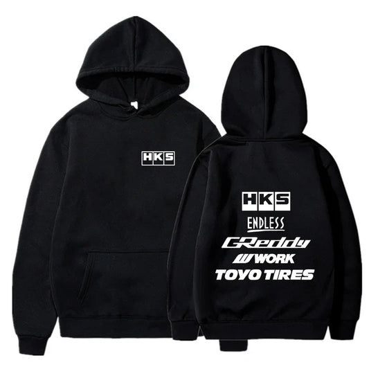 Autumn and Winter Fashion Men's Clothing, Sporty Hooded Pullover, Modification Enthusiast, Trendy Street Hoodie