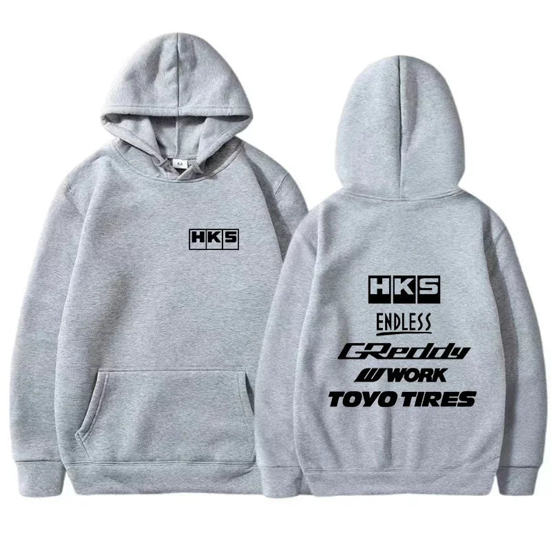 Autumn and Winter Fashion Men's Clothing, Sporty Hooded Pullover, Modification Enthusiast, Trendy Street Hoodie